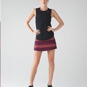 Lululemon Pace Rival Skirt II (Tall)
Simply Radiant Pink Paradise Black / Black